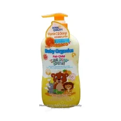 Baby Organics Fair Child Vitamin C & Orange Kids Body Lotion 500ml
