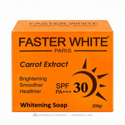Faster White Paris Carrot Extract Whitening Soap SPF 30 PA+++ 200g
