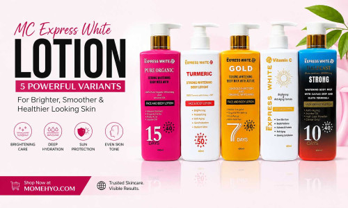 MC Express White Lotion Guide: 24K Gold, Halfcast, Pure Organic, Turmeric with Honey & Vitamin C