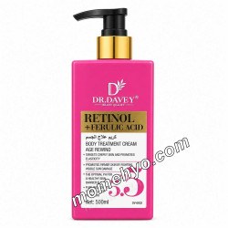 Dr Davey Retinol + Ferulic Acid Age Rewind Body Treatment Cream 500ml