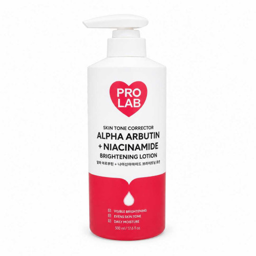 PRO LAB Skin Tone Corrector Alpha Arbutin + Niacinamide Brightening Lotion 500ml