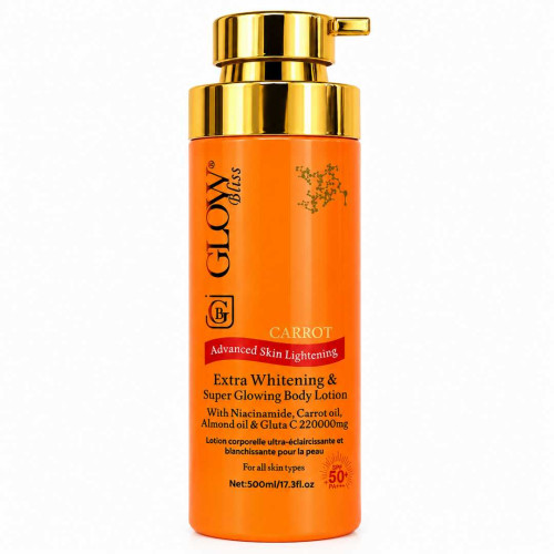Glow Bliss Carrot Extra Whitening & Super Glowing Body Lotion 500ml