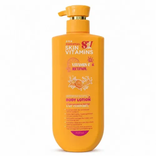 BMR Essential Skin Vitamins Vitamin C & Retinol Brightening & Anti-Aging Body Lotion SPF50 500ml