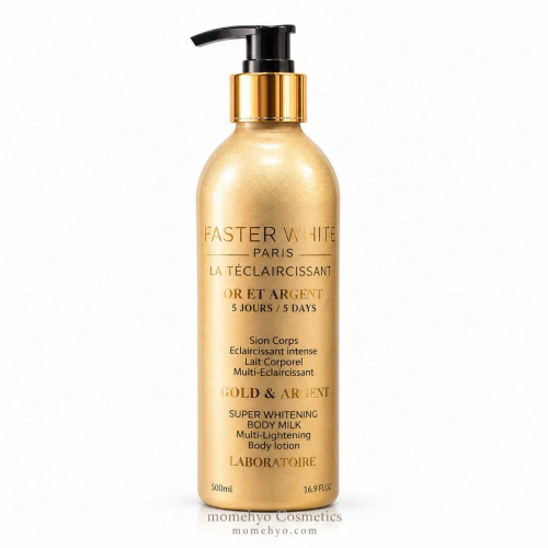 Faster White Paris Gold & Argent Super Whitening Body Milk 500ml
