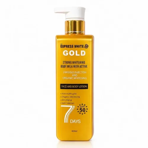 MC Express White 24K Gold Whitening Body Milk 400ml – Face & Body Lotion