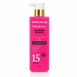 MC Express White Pure Organic Strong Whitening Body Milk 400ml – 15 Days Face & Body Lotion