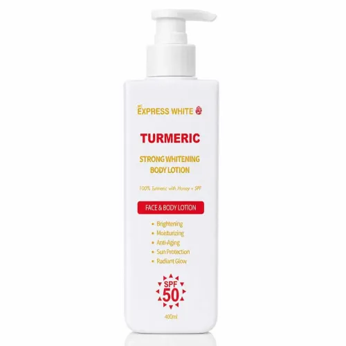 MC Express White Turmeric 100% Turmeric with Honey Face & Body Lotion SPF 50 – Brightening, Moisturizing & Anti-Aging