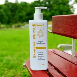 MC Express White Vitamin C Brightening & Anti-Aging Face and Body Lotion – Radiant Glow & Even Skin Tone
