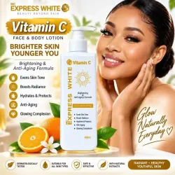 MC Express White Vitamin C Brightening Body Milk 400ml – Face & Body Lotion