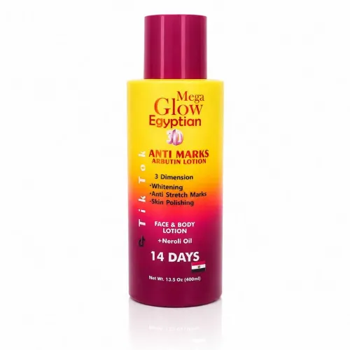 Mega Glow Egyptian 3D Anti Marks Arbutin Face & Body Lotion with Neroli Oil 400ml