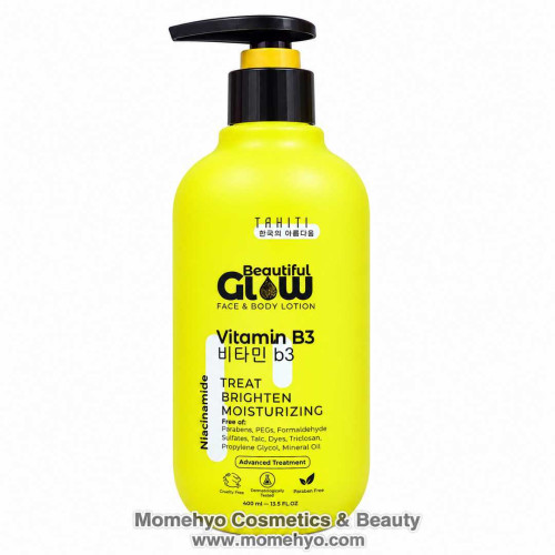 Beautiful Glow Vitamin B3 Face & Body Lotion 400ml