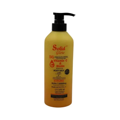 Solid Glow Vitamin C & Biotin Brightening Body Milk 500ml