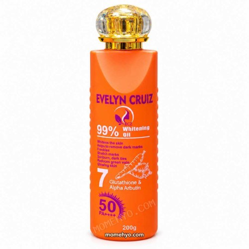 Evelyn Cruz 99% Whitening Oil with Glutathione & Alpha Arbutin 200g