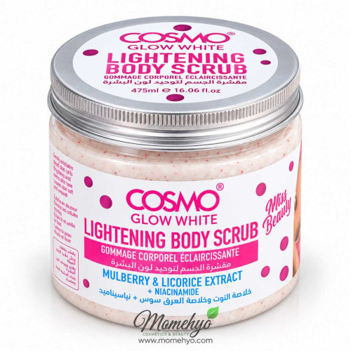 Cosmo Glow White Miss Beauty Lightening Body Scrub 475ml