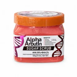 Dr MEINAIER Alpha Arbutin Sugar Scrub AHA 30% + BHA 2% 650g 