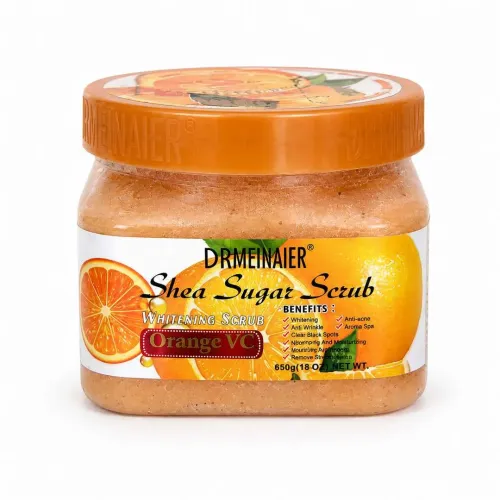 DR MEINAIER Shea Sugar Scrub Orange VC Whitening Scrub 650g