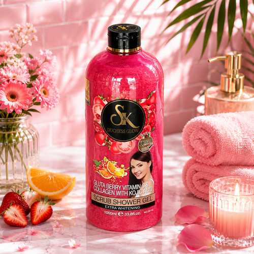 SK Duchess Glow Gluta Berry Scrub Shower Gel 1000ml