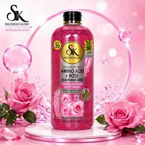 SK Duchess Glow Amino Acid & Rose Shower Gel 1000ml