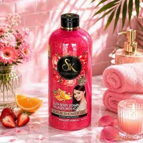 SK Duchess Glow Gluta Berry Scrub Shower Gel 1000ml