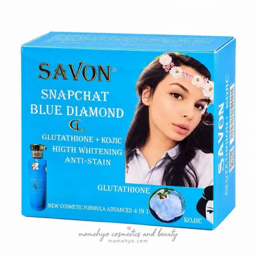 Snapchat Blue Diamond Glutathione + Kojic High Whitening Soap