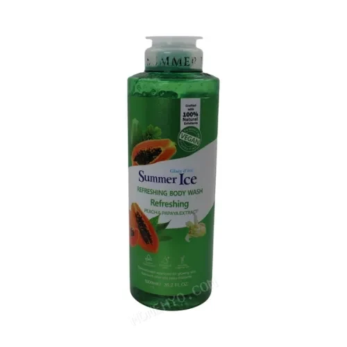Summer Ice Refreshing Peach & Papaya Extract Body Wash 1000ml